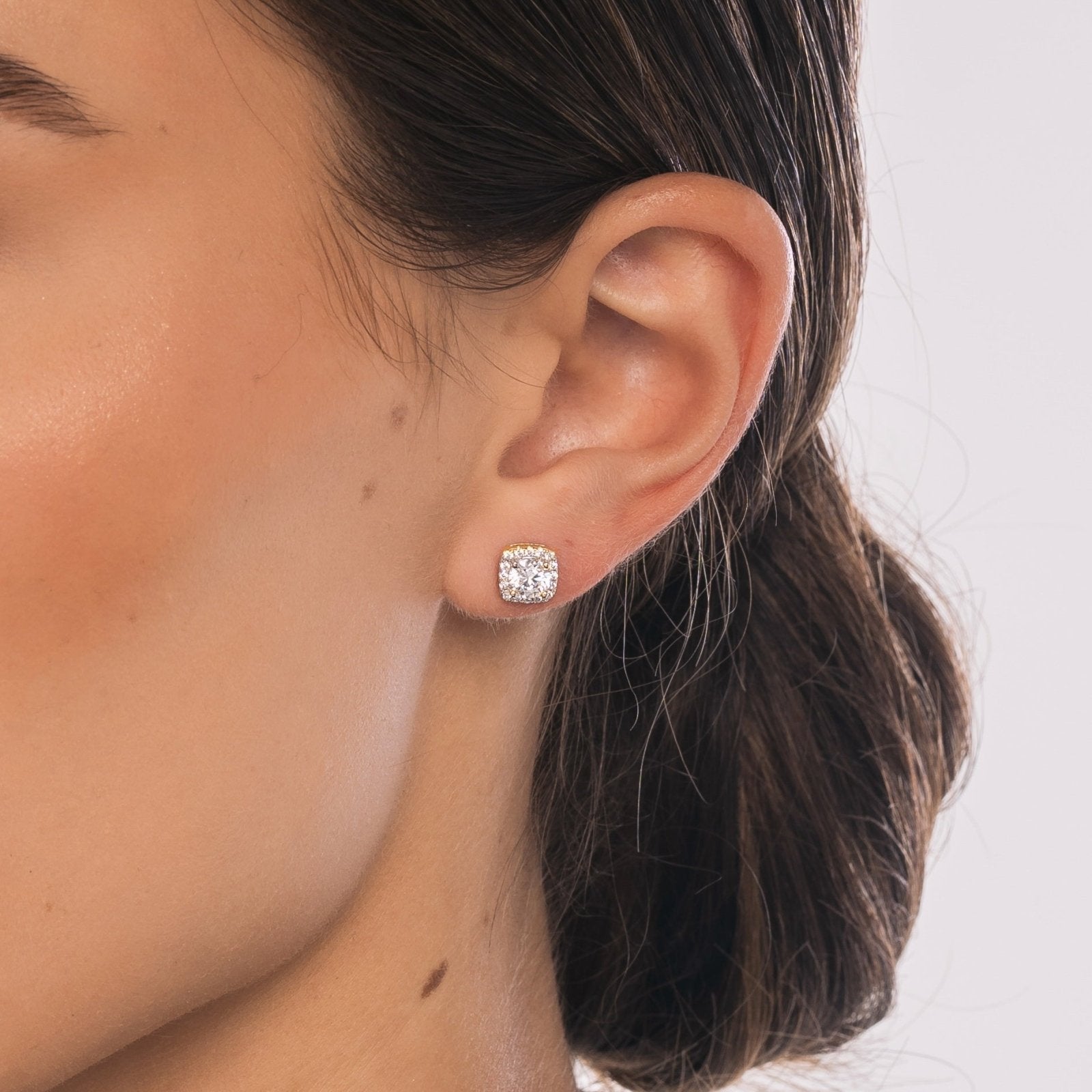 Halo Prestige – Boucles d’oreilles éclat diamant