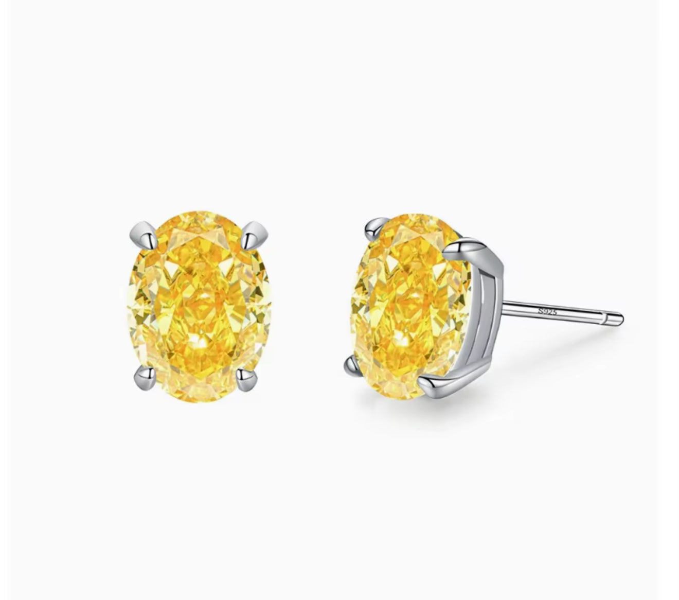 Boucles d’oreilles Pierre Jaune