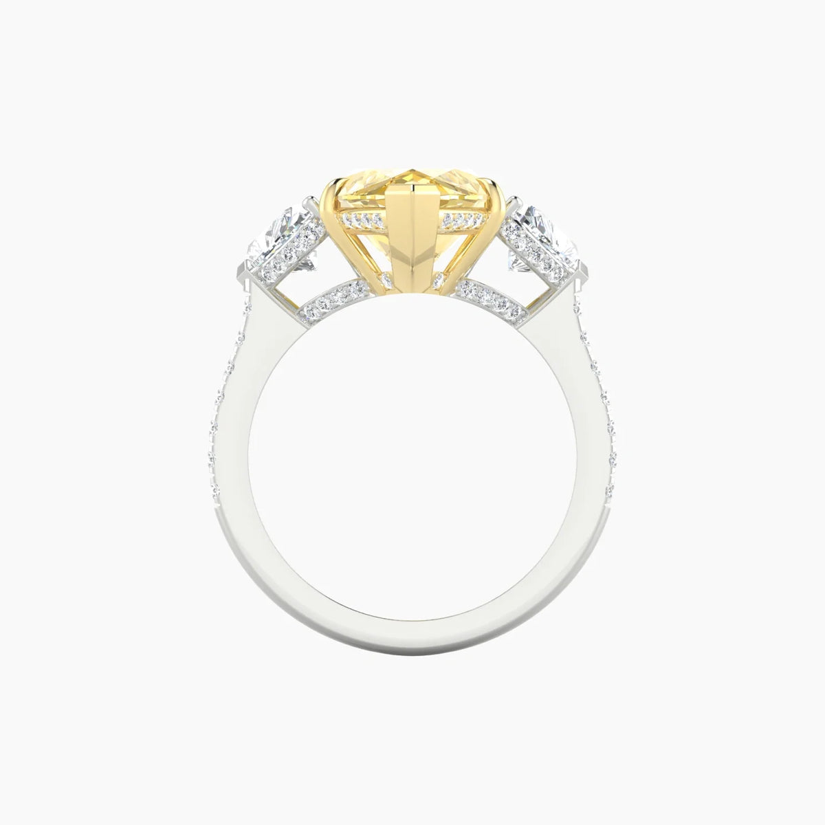 Bague Marquise Éclat Jaune – Moissanite