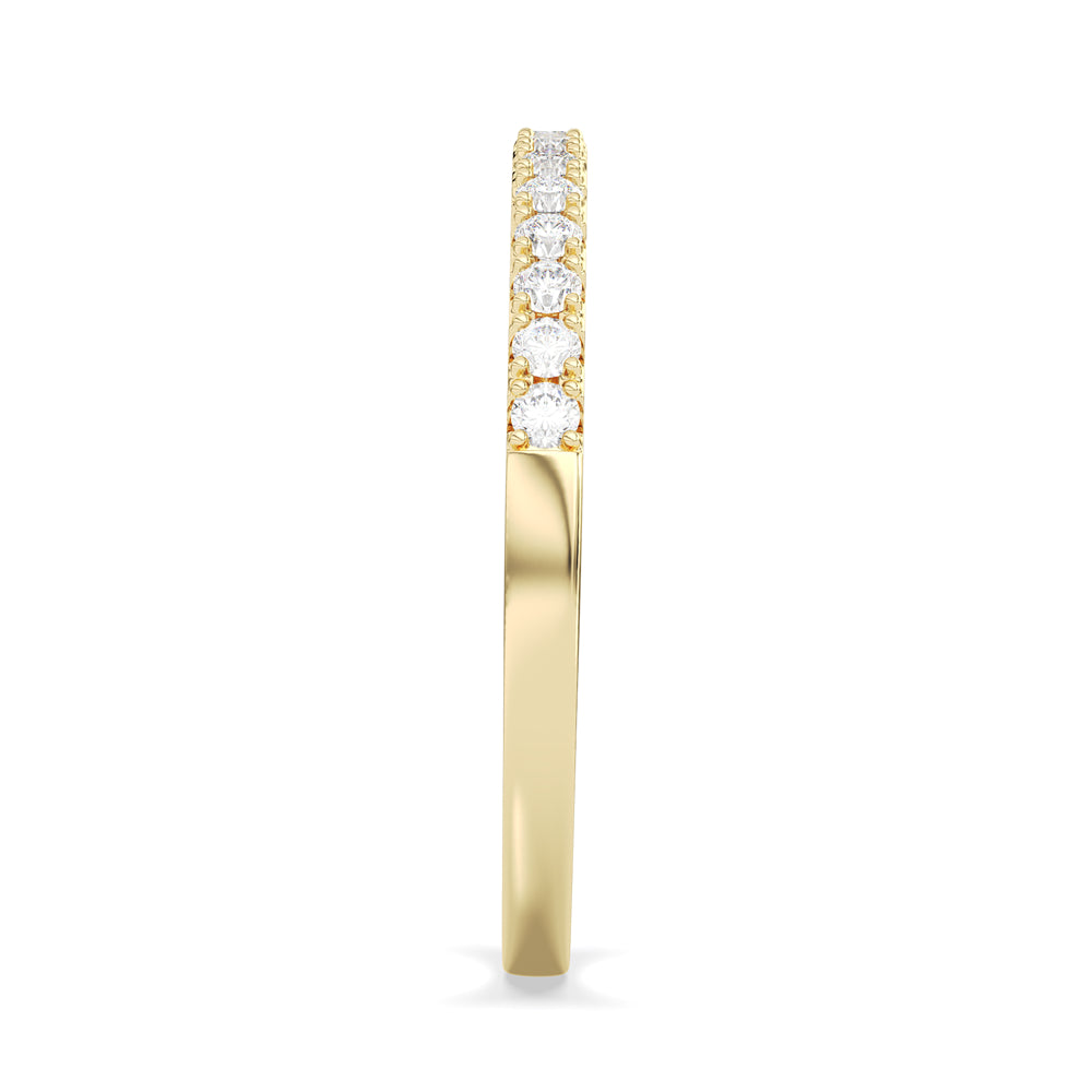 Alliance Éternité en Argent Rhodié Or Blanc – Éclat Diamant Zirconium