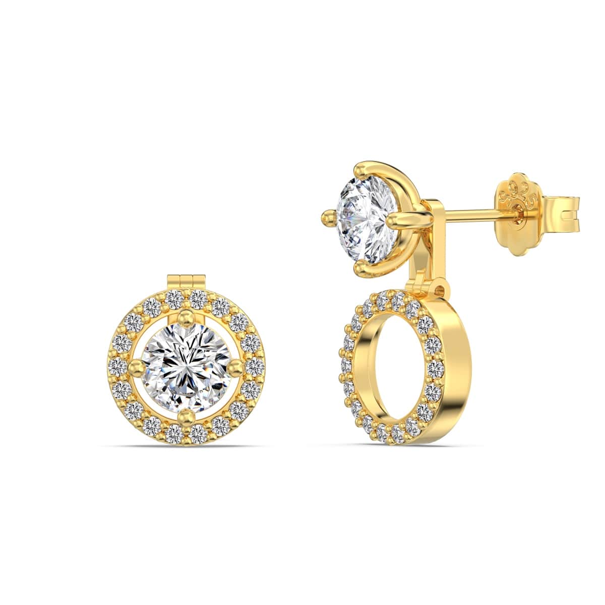Boucles d’Oreilles Halo Éclat – Mdl2