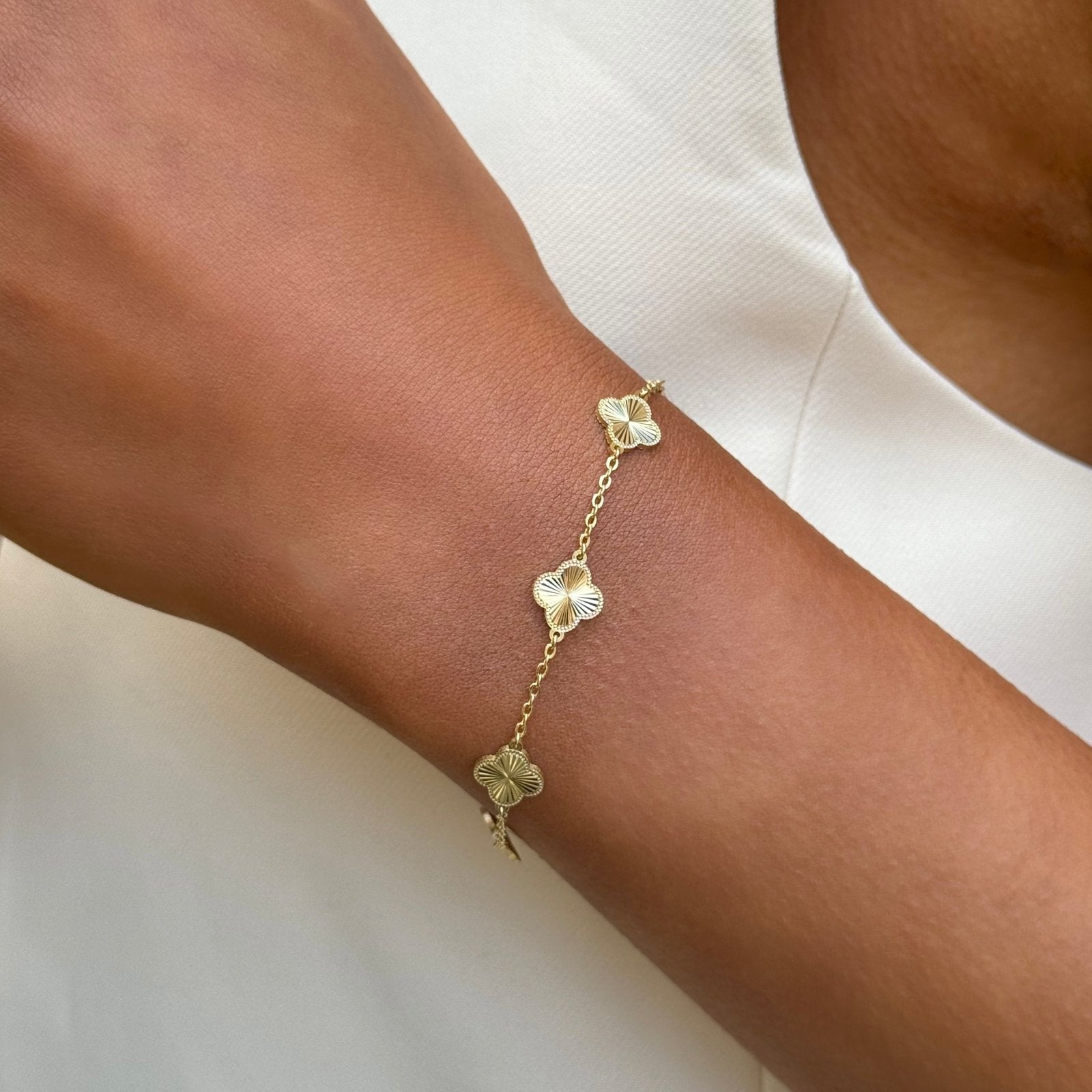 Bracelet Kiala Clover en or