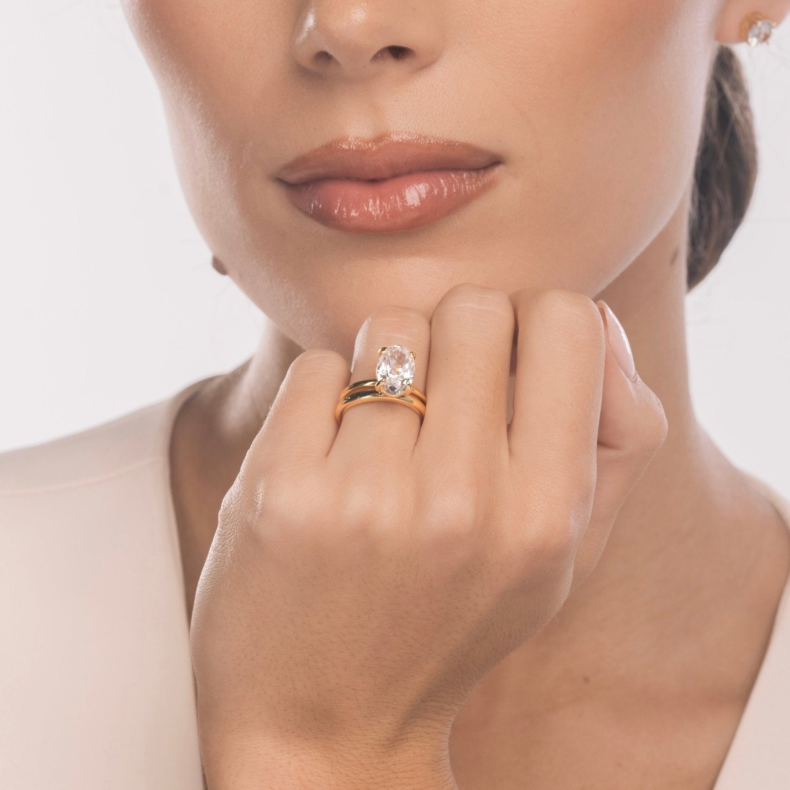 Anneau "Essentiel" – Jonc Parisien en Or 18K & Argent Fin