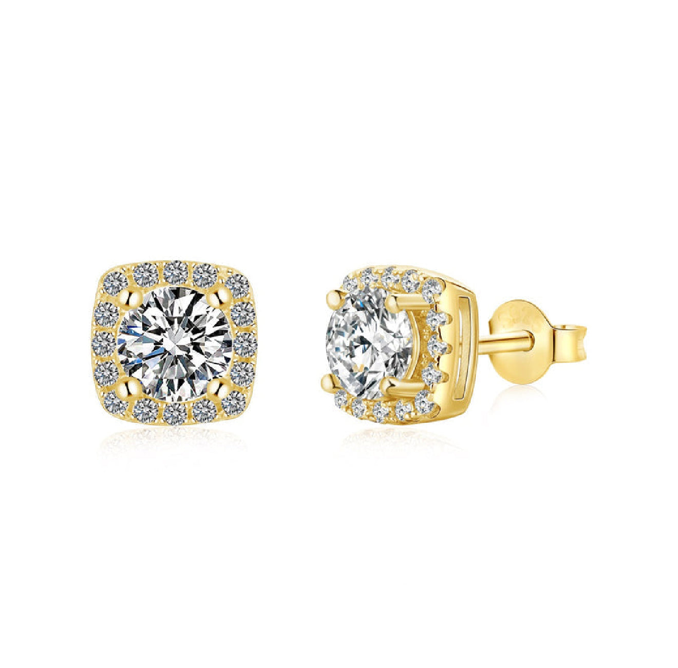 Halo Prestige – Boucles d’oreilles éclat diamant