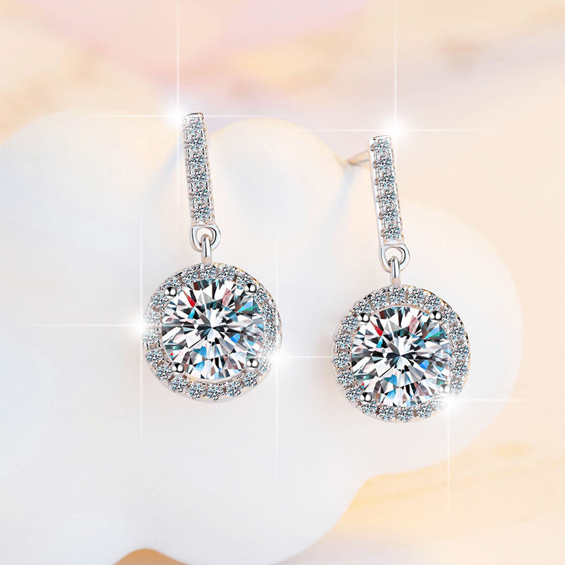 Boucles d'oreilles pendantes en Argent S952