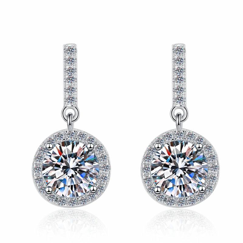 Boucles d'oreilles pendantes en Argent S952