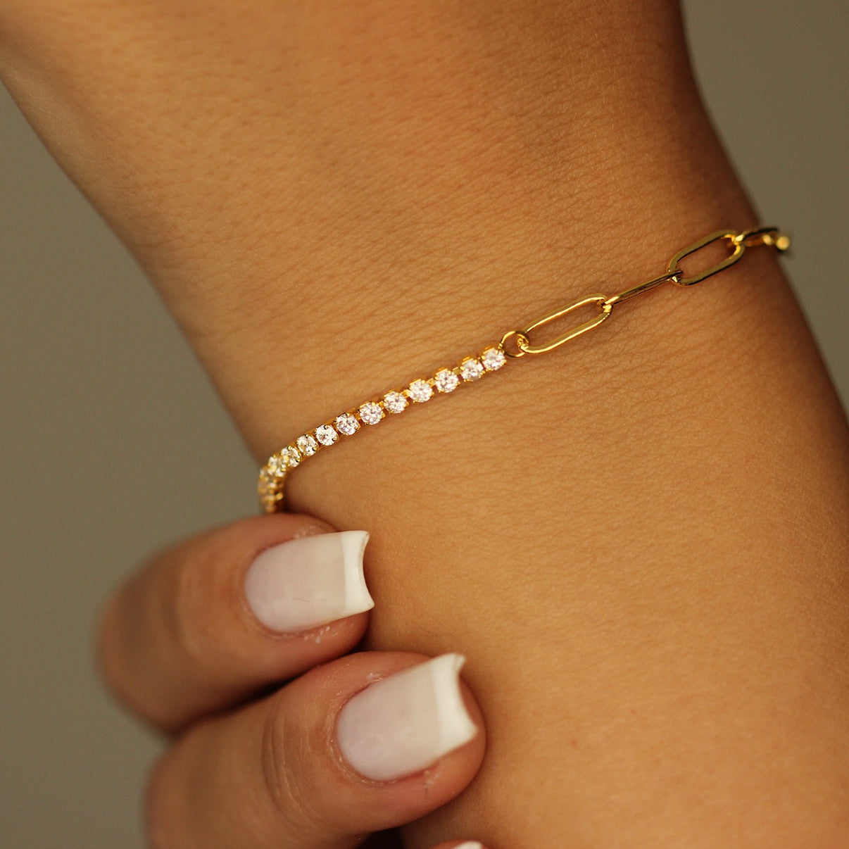 Bracelet Aspen Paperclip Tennis