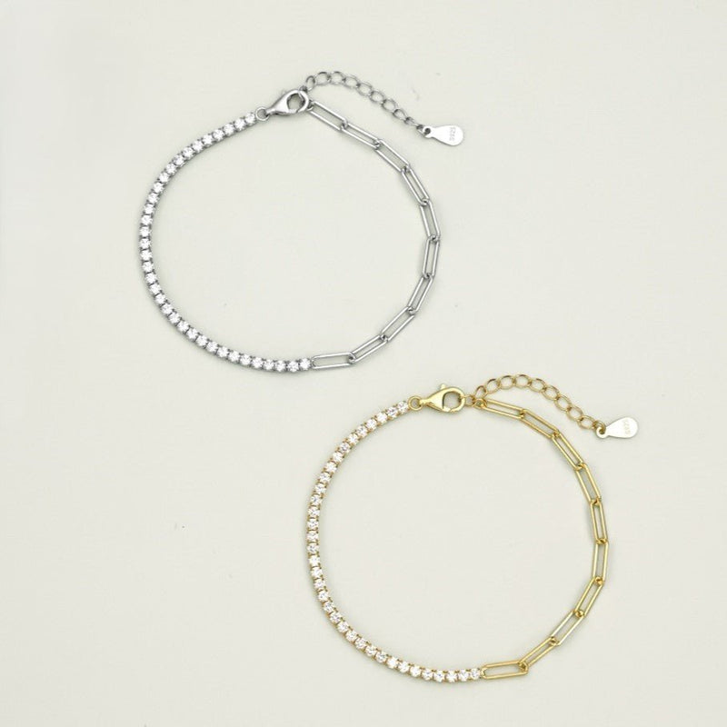 Bracelet Aspen Paperclip Tennis