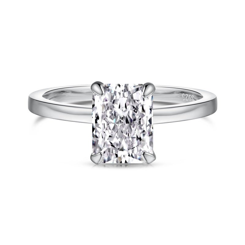 Bague mini jasmin en argent sterling 925, anneau simple