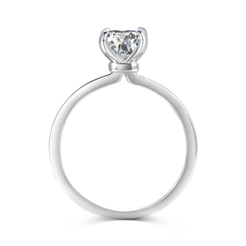 Bague mini jasmin en argent sterling 925, anneau simple