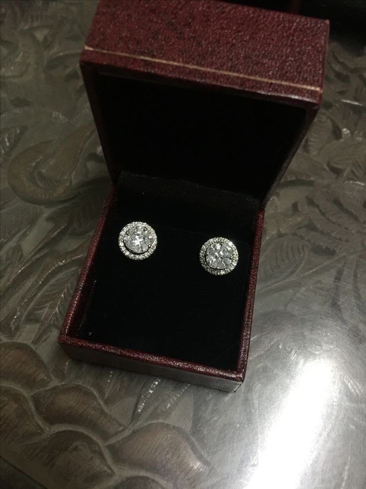 Boucles d’Oreilles Halo Élégance – Zirconium Haute Brillance