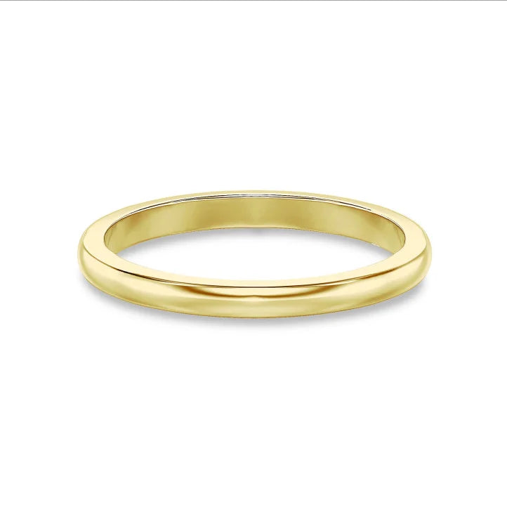 Anneau "Essentiel" – Jonc Parisien en Or 18K & Argent Fin