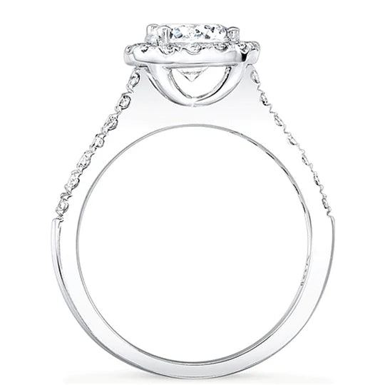 Bague "Halo Céleste" – Éclat Diamant & Pavé Scintillant